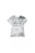Distressed Cross Studded T-Shirt