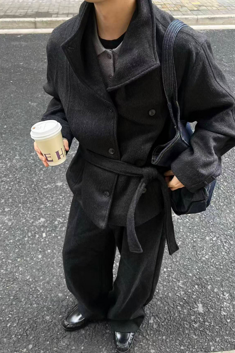 Wool Multiway Short Jacket