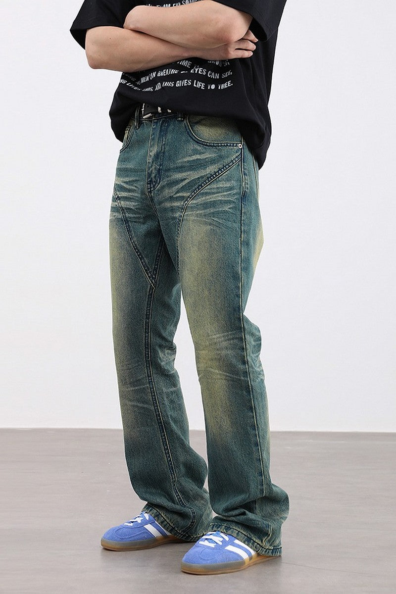 Washed Flared Jeans