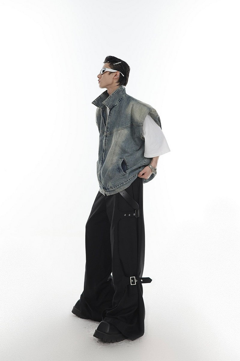 Washed Jeans Vest