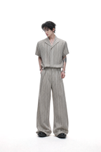 Striped Cuban Loose Trousers