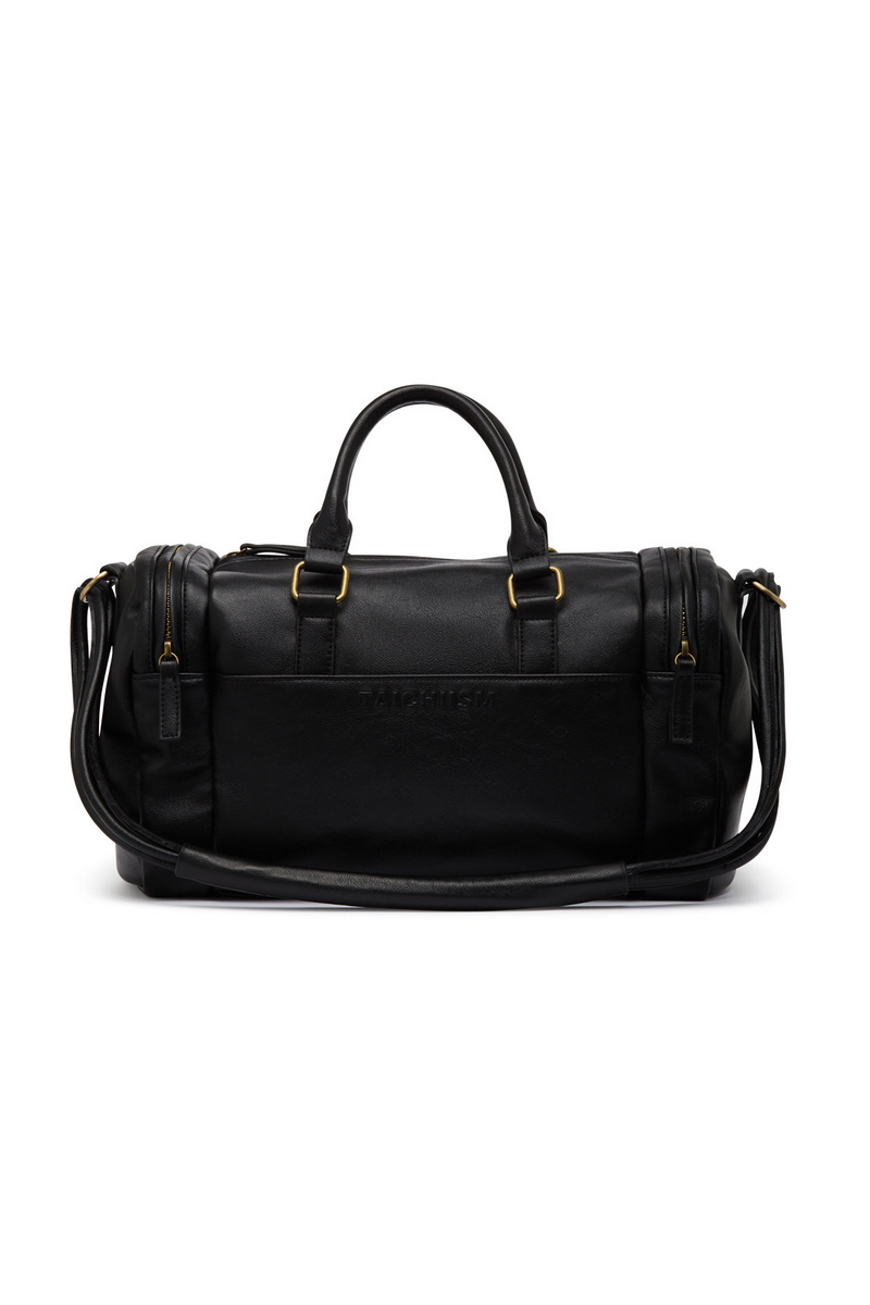 Crackle Leather Shoulder Bag