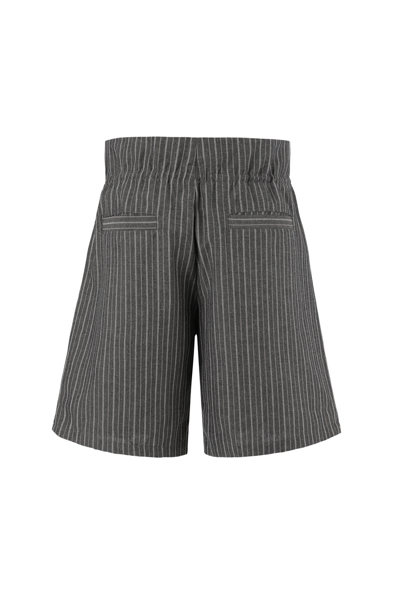 Striped Linen Shorts