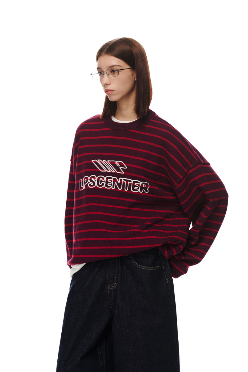 Chain Embroidered Sweater