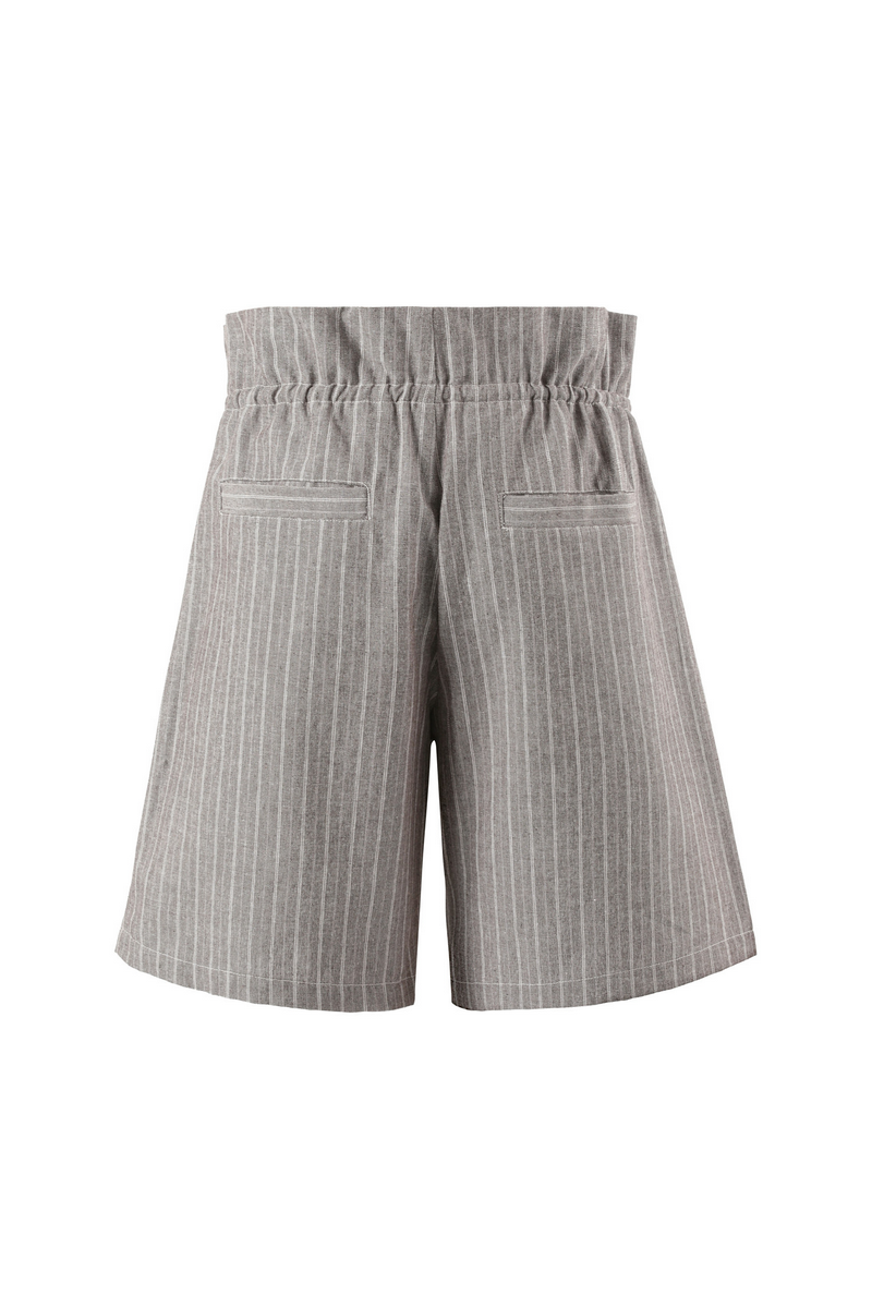 Striped Linen Shorts