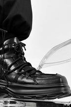 Leather Chunky Martin Boots - EU Only