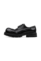 Platform Horsehide Derby Shoes