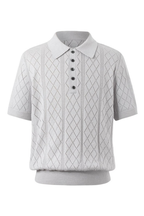 Open Knit Polo