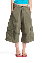 Wide Leg Cargo Capris