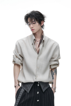 Textured Linen Shirt