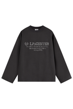 Contrast Print Long Sleeve Tee