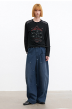 Riveted Distressed Carpenter Pants