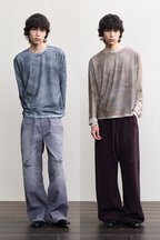 Distressed Dirty Wash Longsleeve