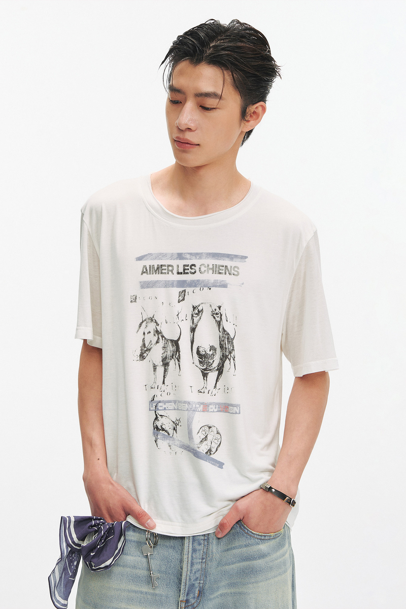 Layered Dog T-Shirt