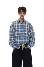 Oversized Plaid Shirt Jacket
