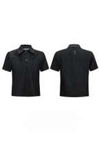 Washed Crinkle Polo Shirt