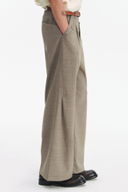 Textured Wool Trousers