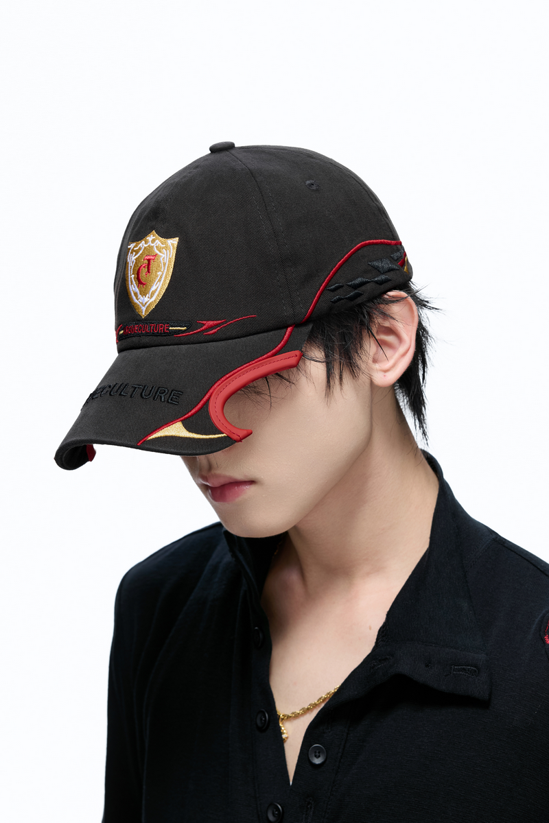 Embroidered Racing Baseball Cap
