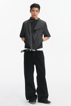 Asymmetric Linen Shirt