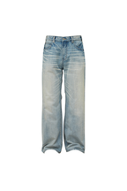 Washed Straight Leg Jeans