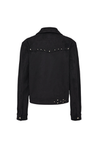 Studded Suede Boxy Jacket