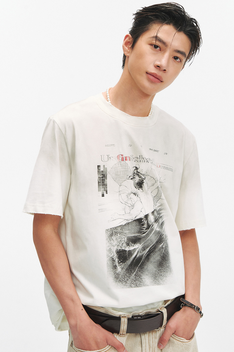 Distressed Graphic T-Shirt