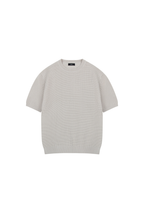 Waffle Knit Crewneck T-Shirt
