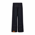 Inverted Washed Wide-Leg Jeans - EU Only