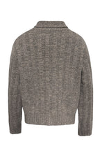 Ribbed Shawl Cardigan