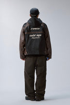 Deconstructed Utility Wide Leg Pants
