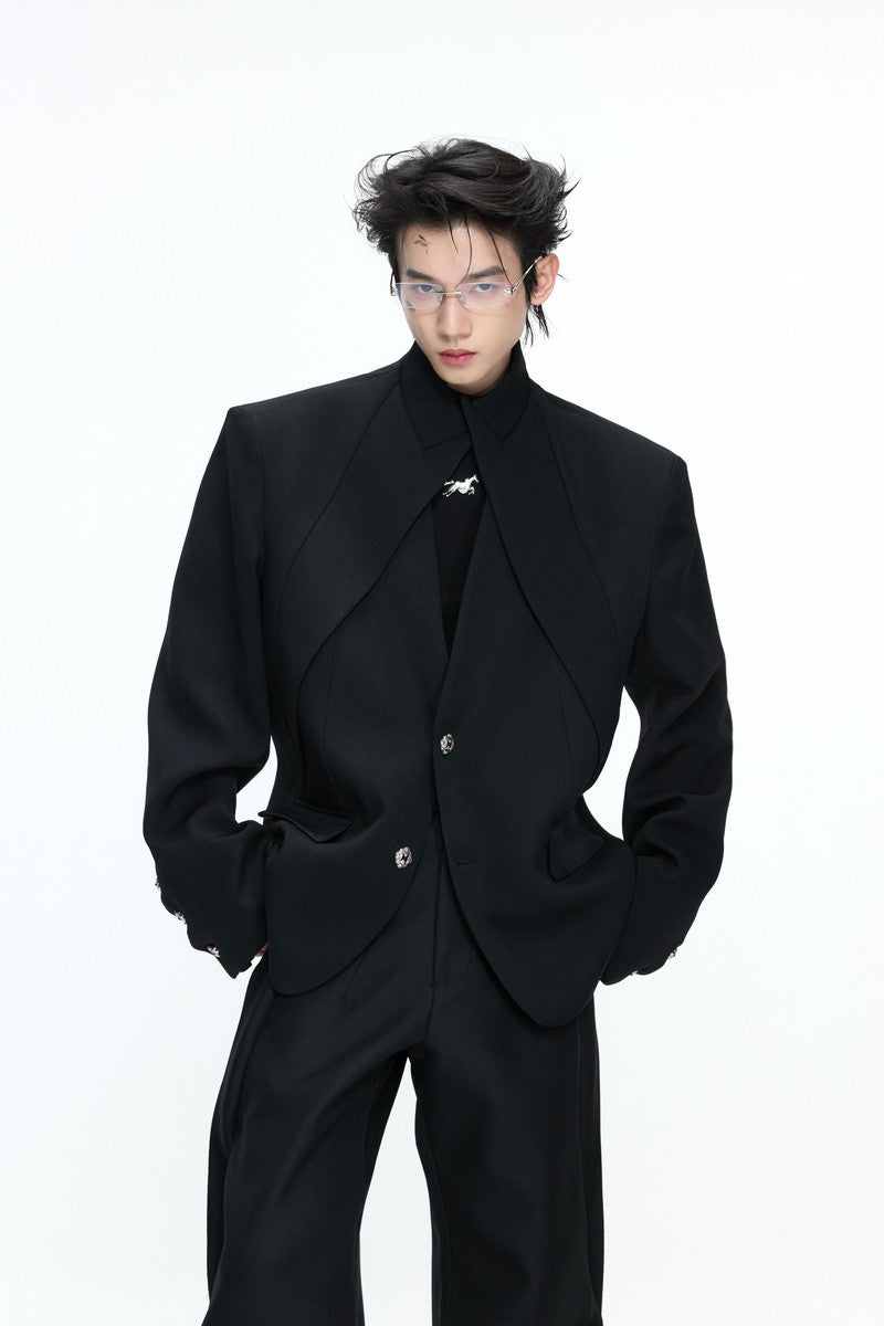 Layered Suit Trousers