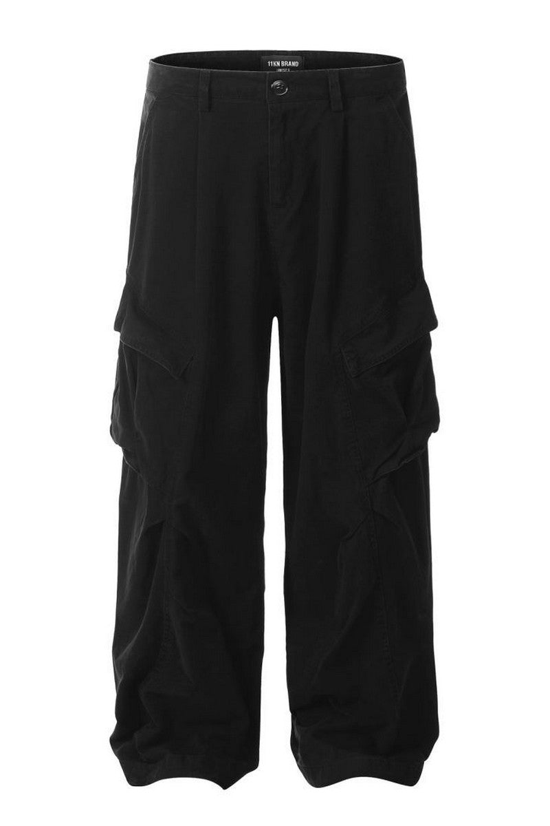 Multi Pocket Wide Cargo Pants