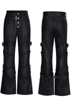 Waxed Coated Straight Jeans
