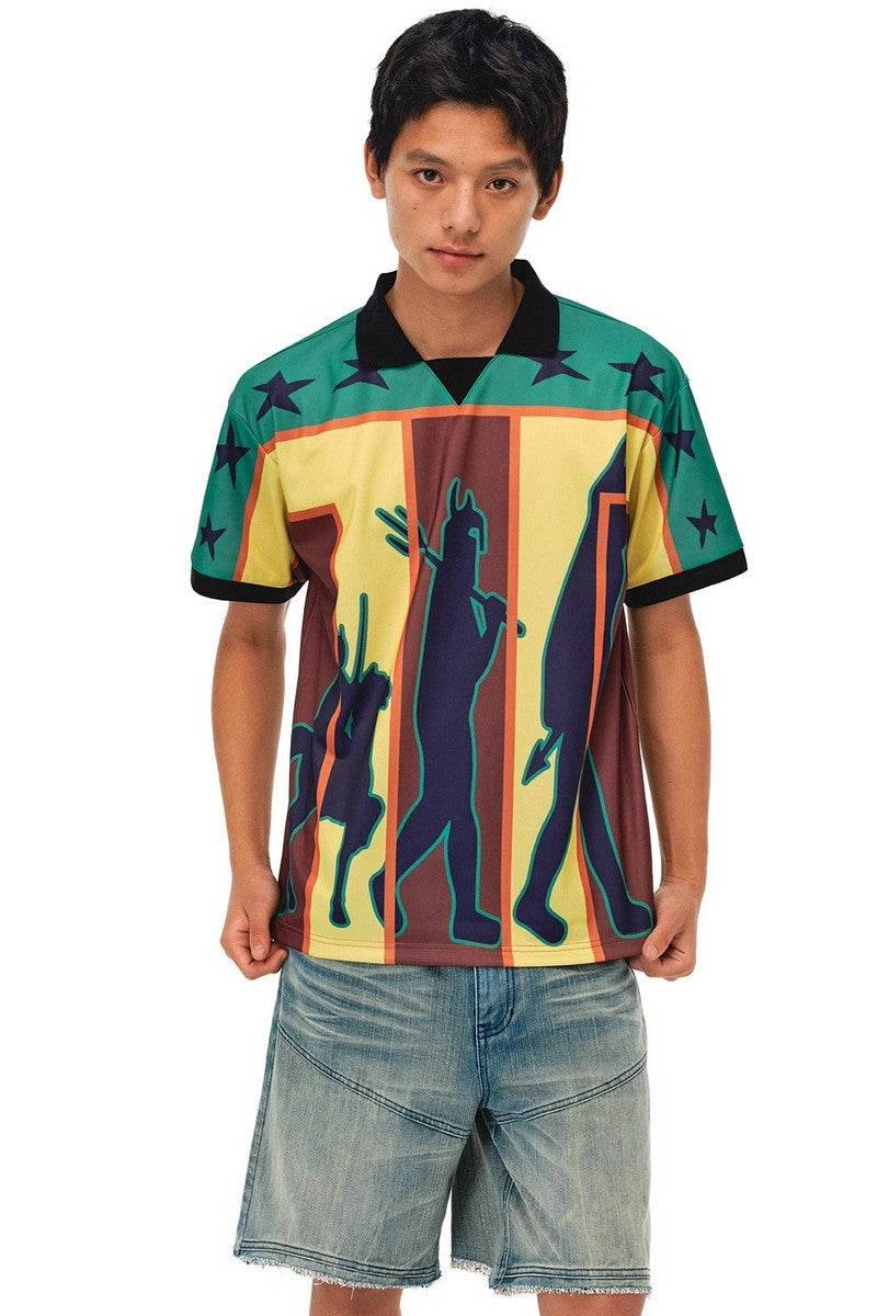 Colorblock Quick-Dry Polo Shirt