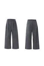 Rhinestone Sequin Pleated Trousers