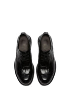 Reflective Buckle Derby Shoes