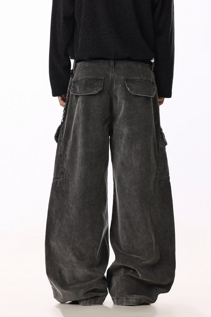 Vintage Curved Cargo Pants
