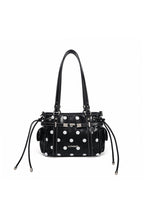 Polka Dot Basket Bag