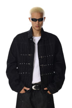 Vintage Buckle Denim Jacket