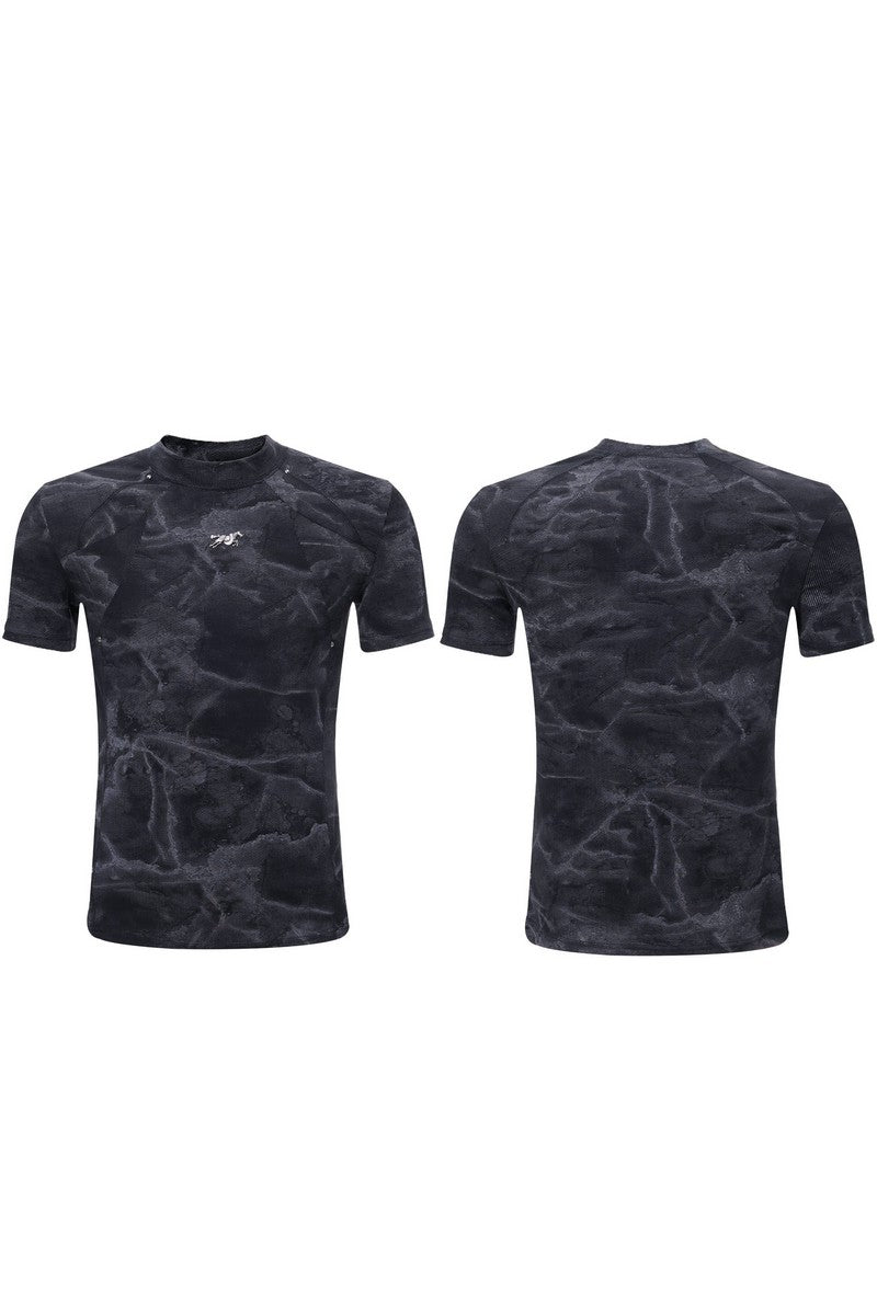 Washed Ribbed Slim T-Shirt