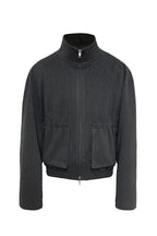 Striped Raglan Utility Jacket