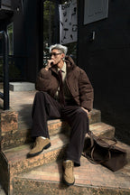 Suede Moc Derby Shoes