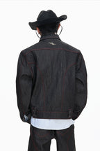 Okayama Raw Denim Bomber Jacket