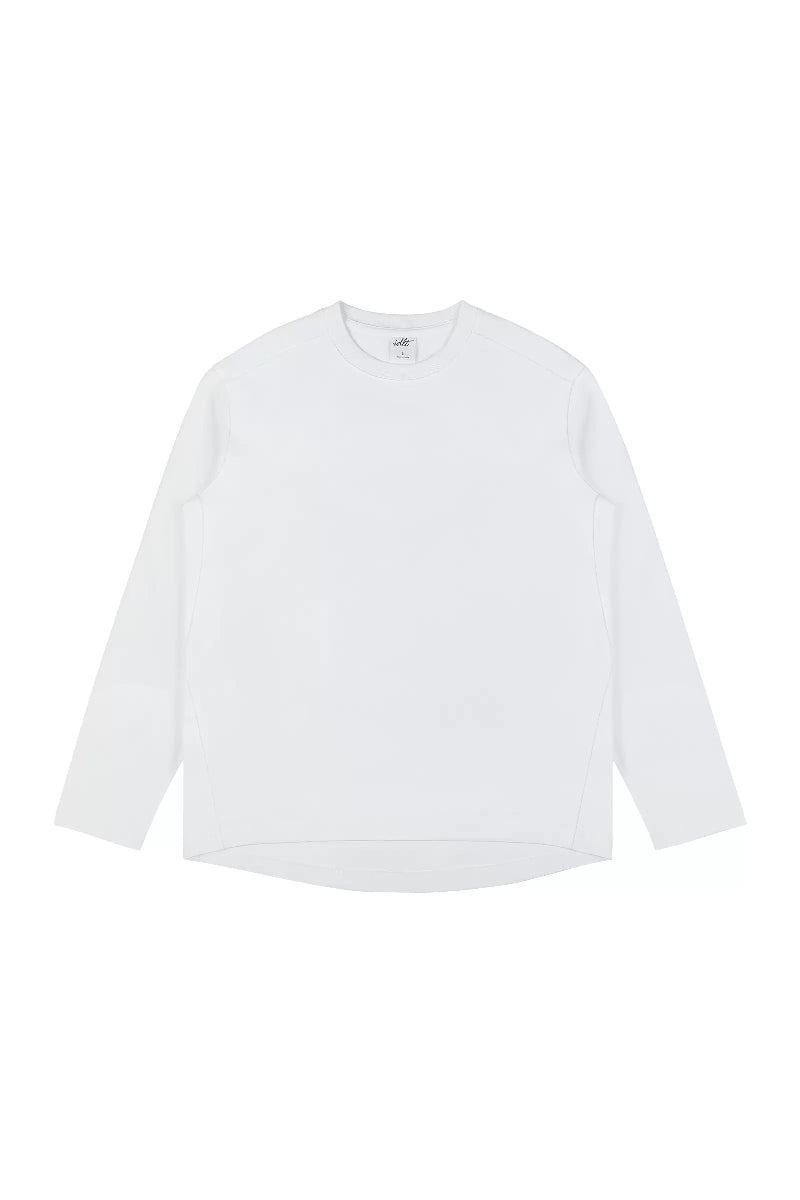 Structured Cotton Long Sleeve Tee - EU Only