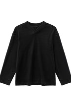 Thermal V-Neck Long Sleeve Tee