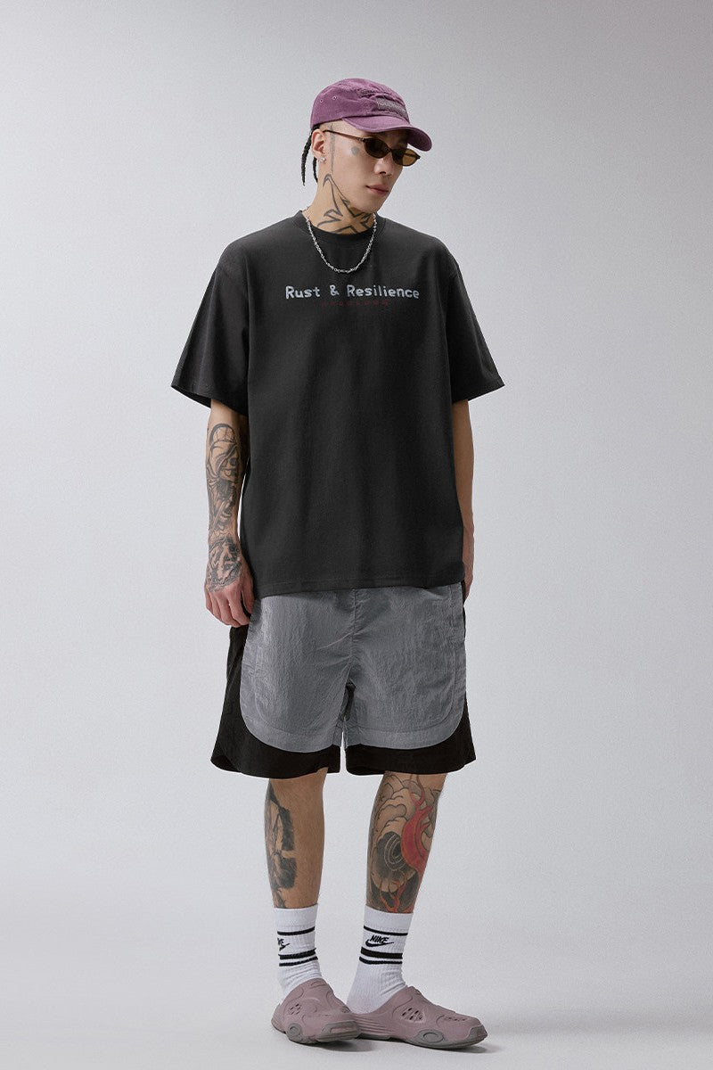 Washed Metal Logo T-Shirt