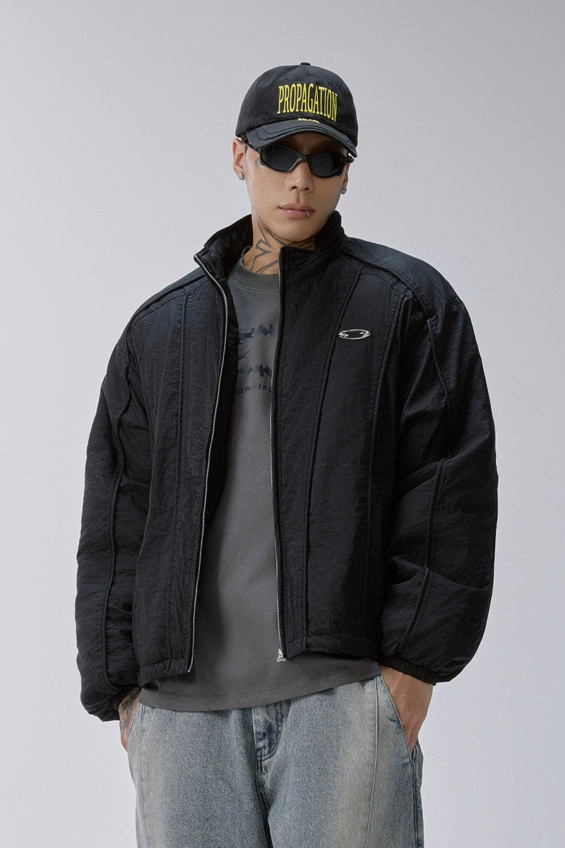 Deconstructed Quilted Puffer Jacket