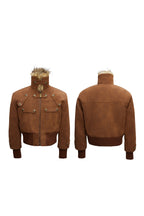Vintage Suede Fur Reversible Jacket