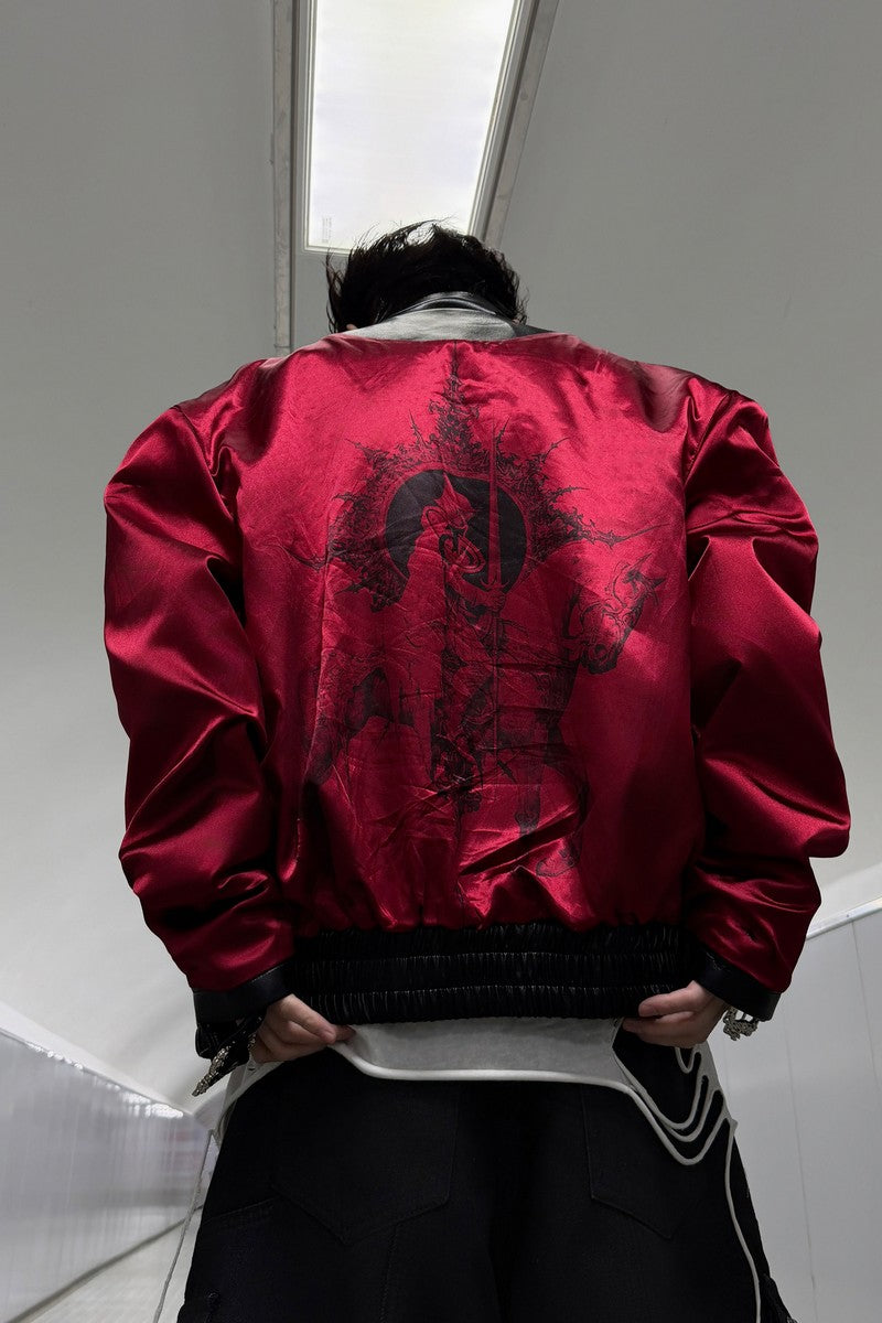 Python Embossed Buckle Jacket