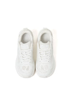 White Chunky Running Sneakers